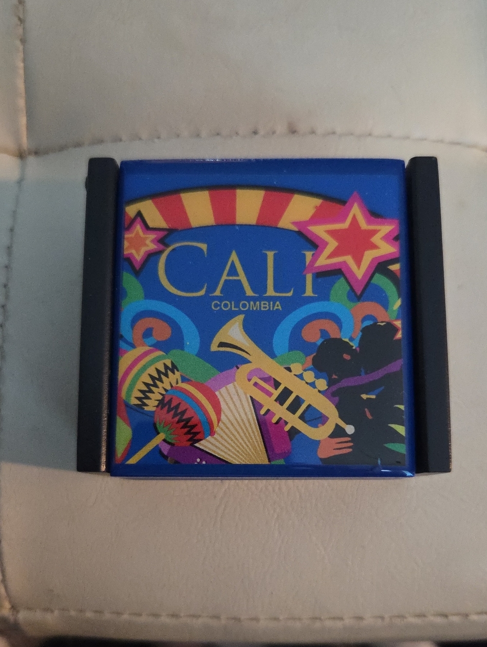 Cali Colombia Decorative Box To Hold  Accessories - Blue